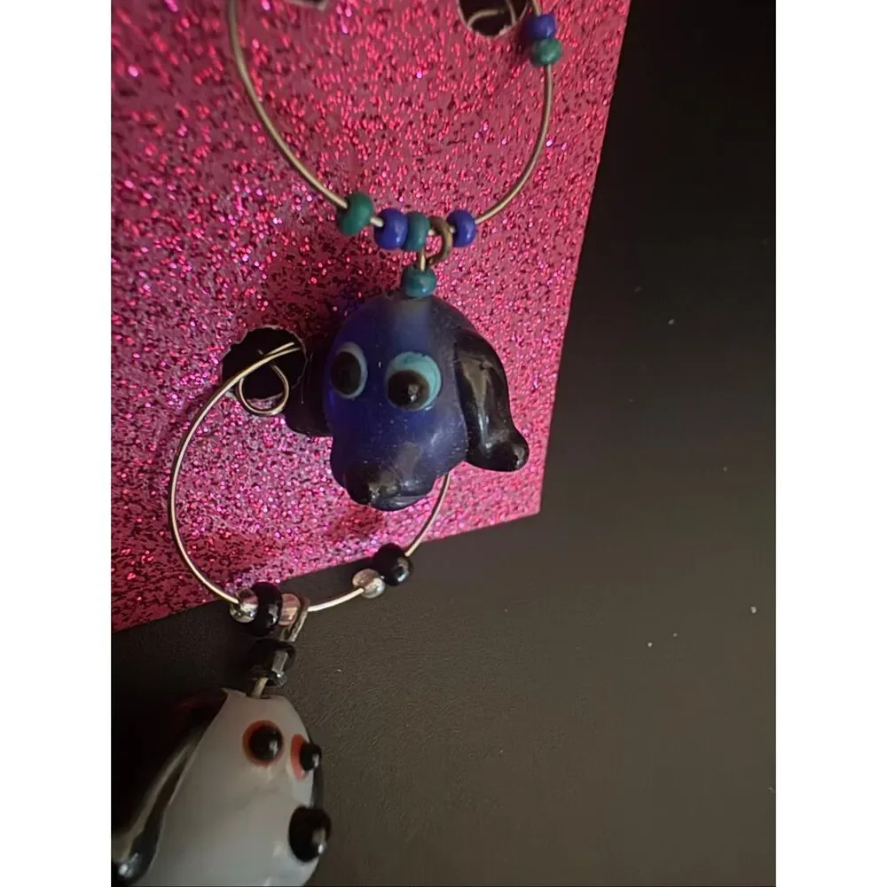 Handmade wine charms